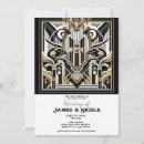 Search for roaring 20 wedding invitations Elegant