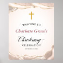 Search for christening posters Gold cross