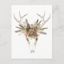 Search for floral skull postcards Flower
