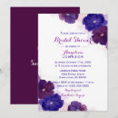 Search for plum bridal shower invitations Fall