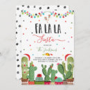 Search for fa la la la la invitations Fiesta