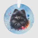 Search for pomeranian christmas tree decorations Black