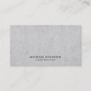 Search for concrete construction business cards Modern