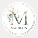 Search for gold letter m stickers Watercolor