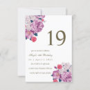 Search for purple 19th birthday invitations Elegant