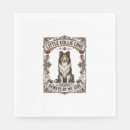 Search for engraved napkins Puppy