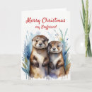 Search for otter christmas cards Xmas