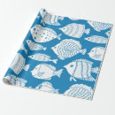 Search for aquarium wrapping paper Cute