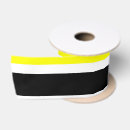 Search for black and yellow stripes ribbon White