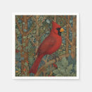 Search for red cardinal napkins Botanical