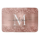 Search for glitter bath mats Monogrammed