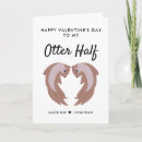 Search for otter valentines day cards Boyfriend
