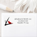 Search for bird silhouette return address labels Tree