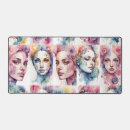 Search for beautiful faces mouse mats Abstract