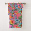 Search for tropical rainforest bath towels Bird of paradise