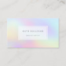 Search for colourful rainbow business cards Aesthetician