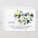 Search for yellow and grey baby shower invitations Navy