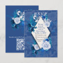 Search for flower pattern rsvp cards White