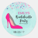 Search for pink bachelorette party stickers Typography