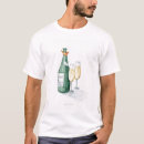 Search for champagne glass tshirts Bottle