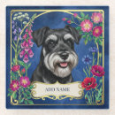 Search for schnauzer coasters Floral