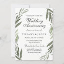 Search for first wedding anniversary invitations Green