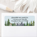 Search for landscape return address labels Forest