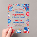 Search for 4th of july birthday invitations Independence day birthday