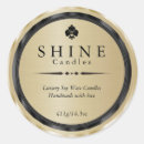 Search for metallic gold labels Black