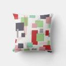 Search for abstract lines cushions Red