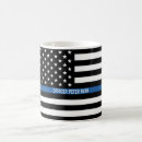 Search for thin blue line american flag mugs For him