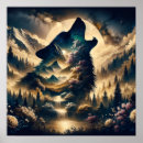 Search for wolf pictures posters Moon