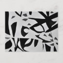 Search for black and white abstract postcards Shapes