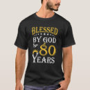 Search for funny 80th birthday tshirts Retro