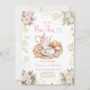 Search for winter tea party invitations Snowflakes