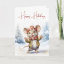 Search for cute mouse christmas cards Winter