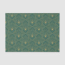 Search for vintage art deco tissue paper Green
