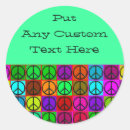 Search for groovy peace sign stickers Symbol