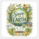 Search for save the earth stickers Green
