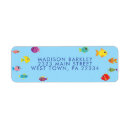 Search for tropical fish return address labels Cute