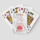 Search for ice hockey playing cards Sticks