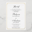 Search for monogram initial invitations Minimalist