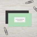 Search for mint business cards Trendy