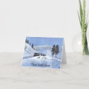 Search for train thank you cards Winter