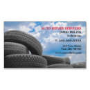 Search for tyre business cards Service