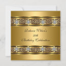 Search for rich birthday invitations Gold