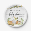 Search for gender neutral baby elephant plates Boy baby shower