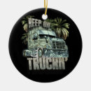 Search for truck driver christmas tree decorations Semi