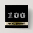 Search for one hundred badges 100th birthday party