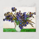 Search for van gogh flower paintings postcards Irises